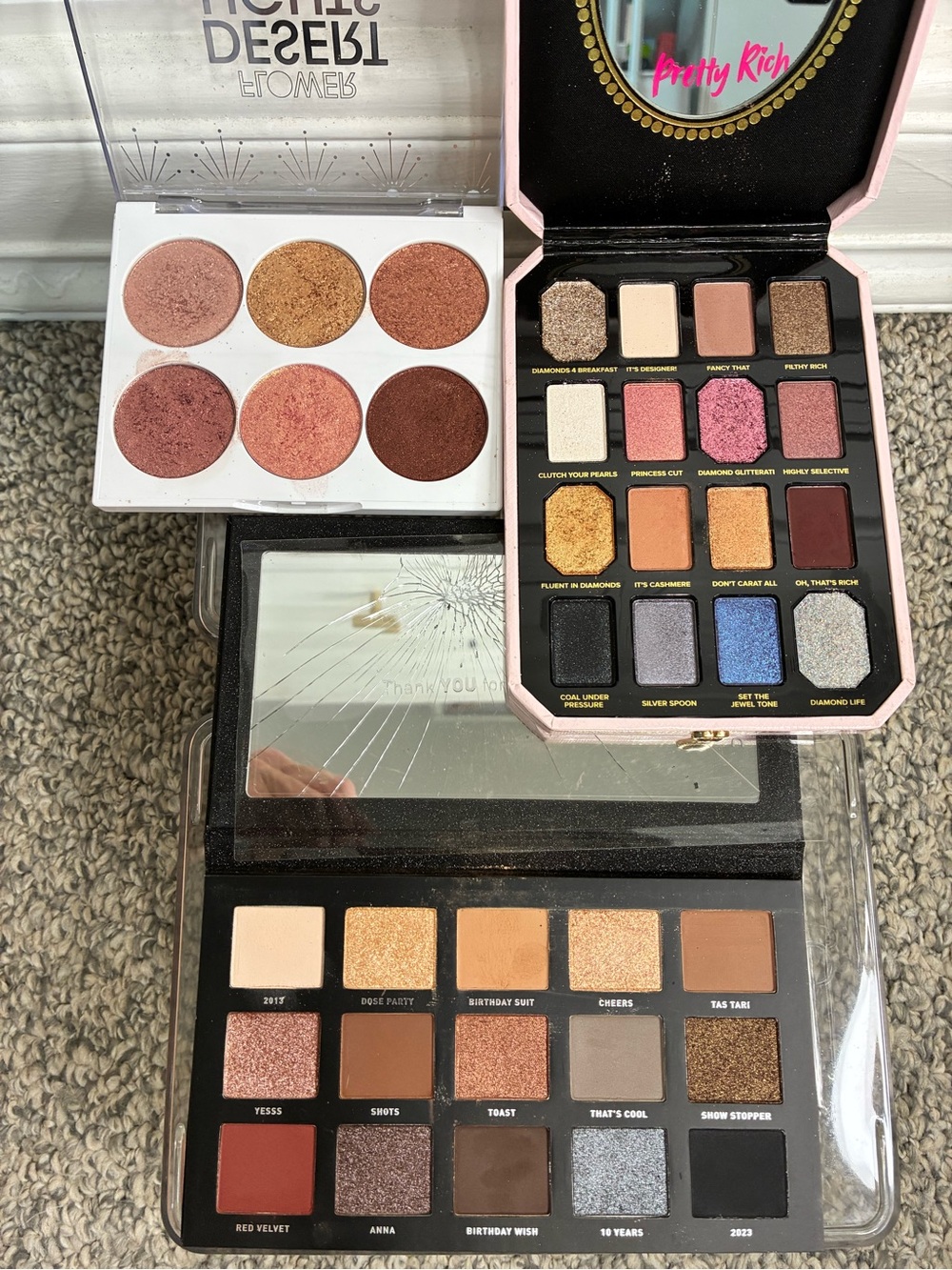 Eyeshadow bundle Too Faced Dose of Colors & Flower Beauty